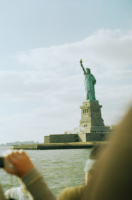 unkemptly:  alittlegarcon:  Statue of Liberty by Rodrigo Piedra on Flickr.  vintage 