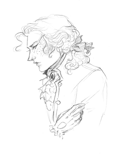 hamiltonshorn:  insecure-baby.png  i missed drawing hamilton’s face so much  