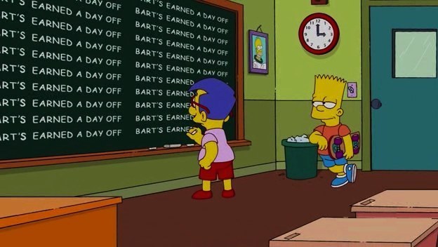pr1nceshawn:  Some Of My Favorite Blackboard Gags From “The Simpsons”   