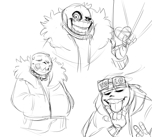 in a sans mood. doodled up some sans