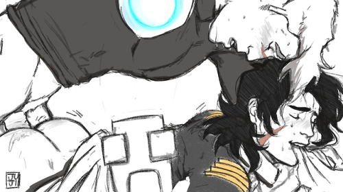 jujiart: NSFW very fast sketch but………these uniforms are a blessing…..