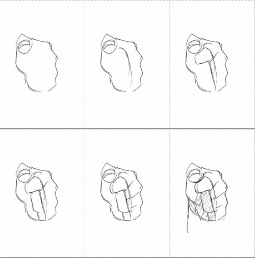digiartlab:  How to Draw Hand 