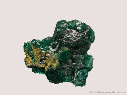 EuchroiteThe lovely green of copper colours this rare arsenate mineral, named after the Greek for be