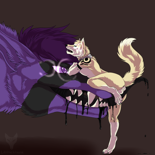 ebonwerewolf:  NSFW YCH auction for Kojio on Furaffinity. Original can be found here:  https://www.furaffinity.net/view/15515445/ He requested I revert back to my old MS Paint style of shading and I did my best to oblige :) 
