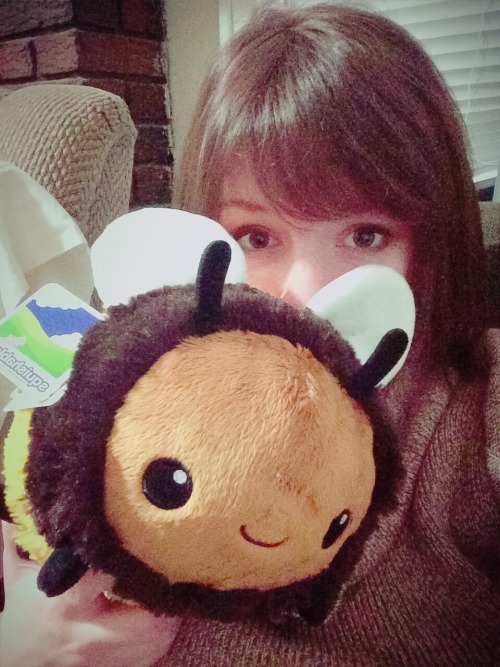 BEE! Squishable.com released the Mini Fuzzy Bumblebee based on my design!! It&rsquo;s so cute an