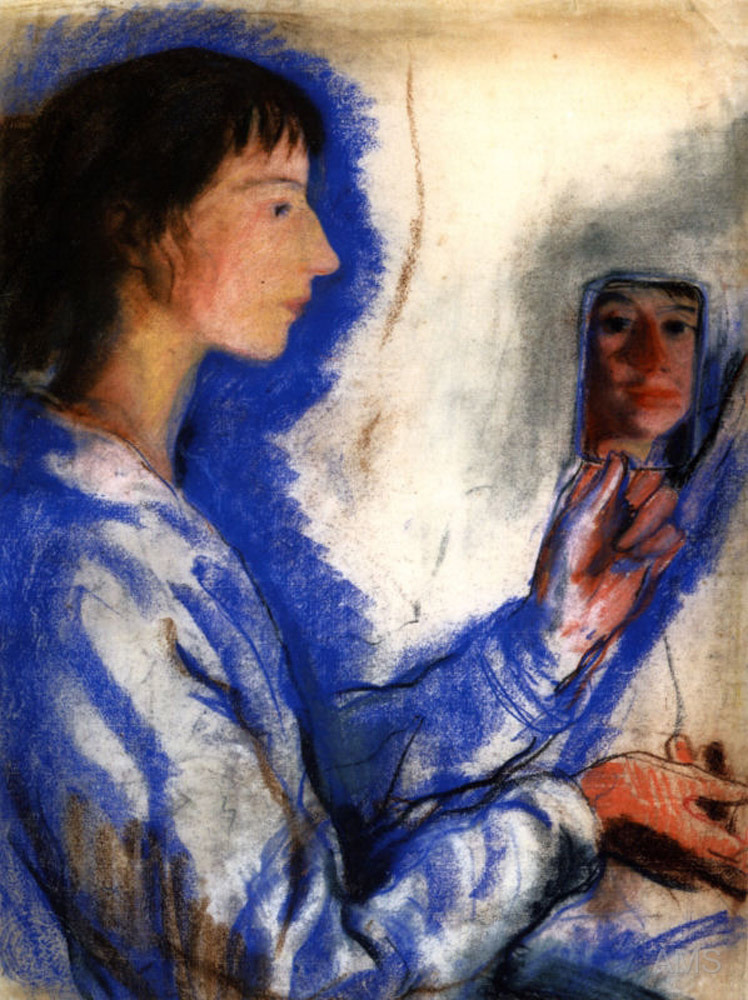 zinaida-serebriakova:Self-portrait, 1910, Zinaida Serebriakova