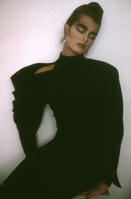 harinef: dar-a:  engulfedcathedral:    brooke shields in claude montana photographed