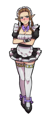 hizzacked:  akairiot:  Maid Zelda~ &lt;3 (the sixth in a series) support lewdness - buy merch - ask questions - stream - twitter   omg maid zelda what an awesome idea!! hi waifu &lt;3 please dust my *imaginary* PVC figures! 