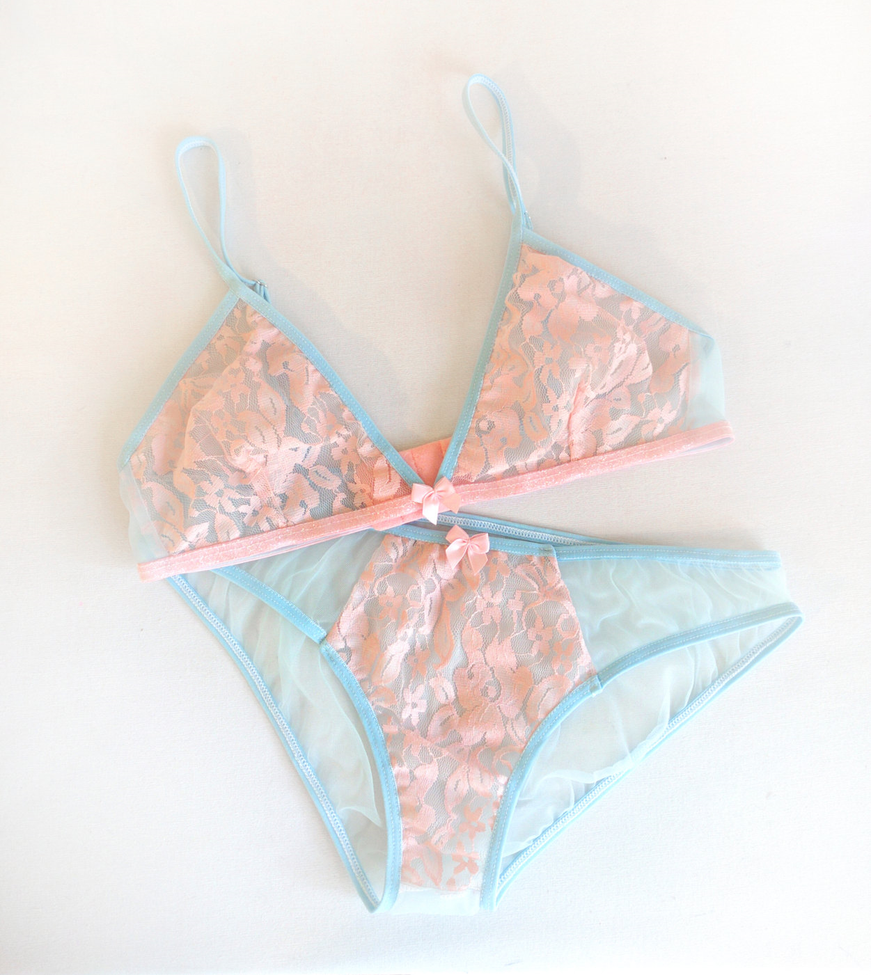 sosuperawesome:  Frilly sheer lingerie by FairytalesbyAF on Etsy  • So Super Awesome