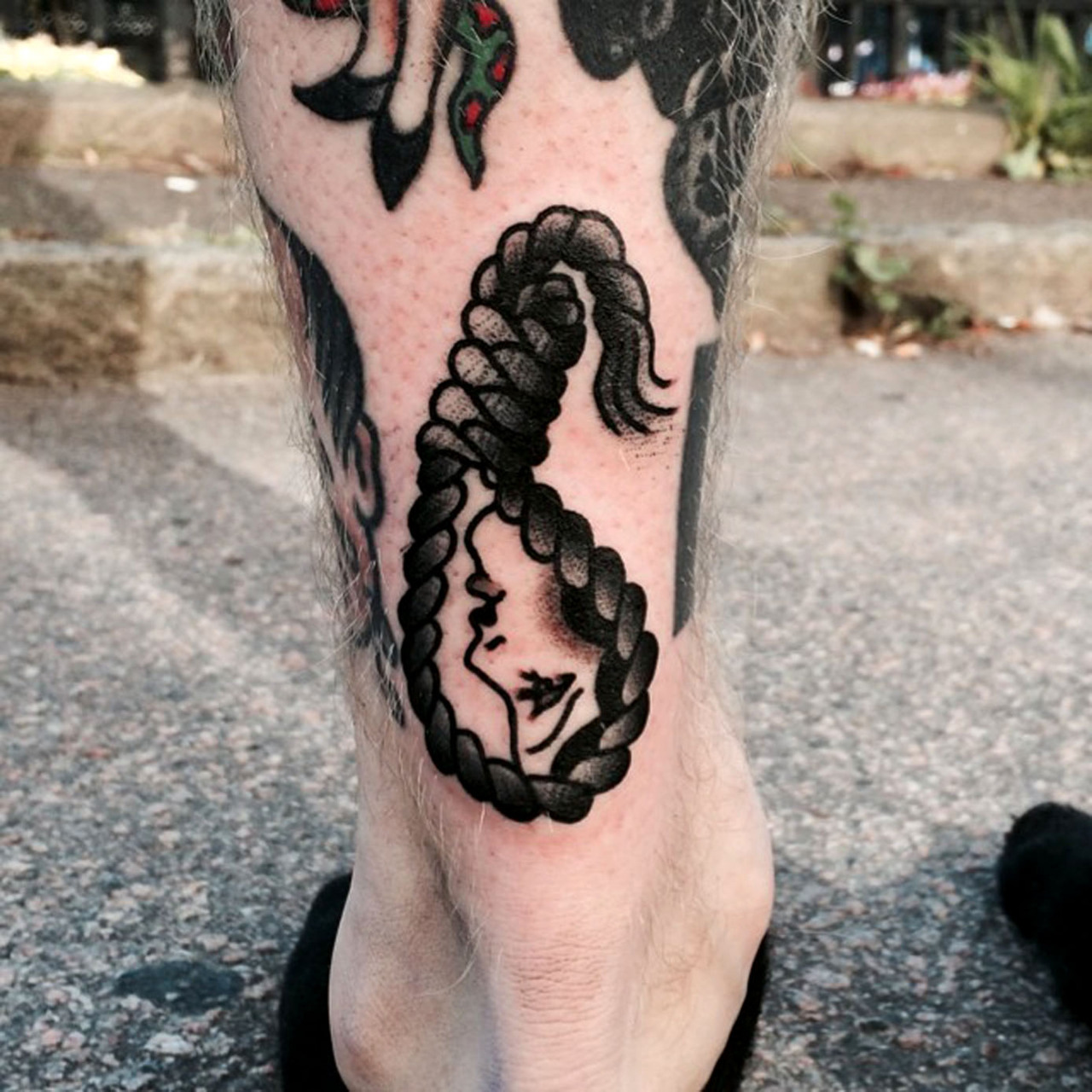 thievinggenius:  Tattoo done by Jemma Jones. @wolfspit 