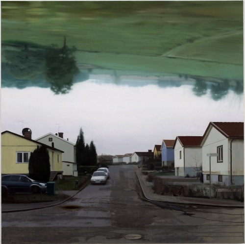 red-lipstick:  Tommy Hilding (b. 1954, Skagersvik, Sweden) - The Bridge, 2007     Paintings: Oil on Linen 