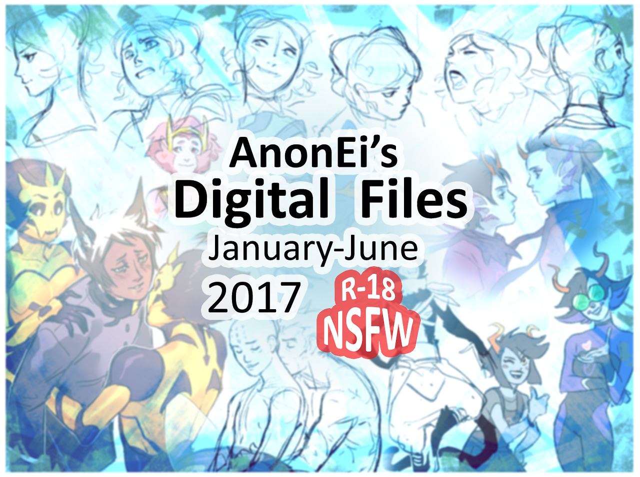 anoneifanocs:  January-June 2017 Digital Files are now on Itch.io! Around 700 drawings!