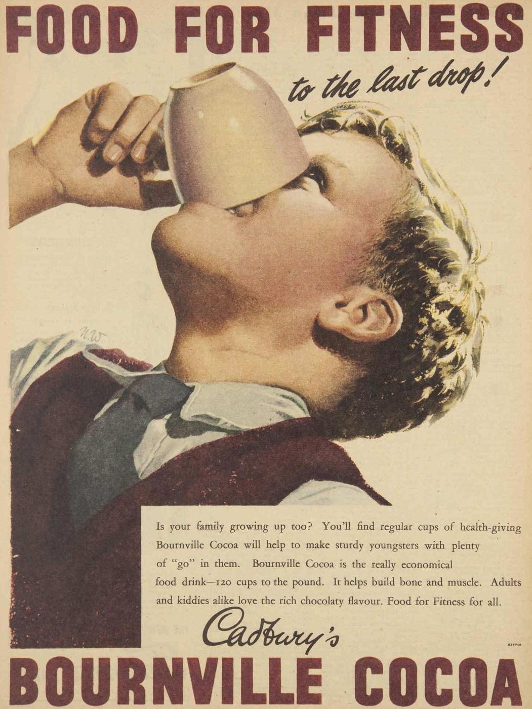 mid-centurylove:
“ Health giving cocoa, 1948
”