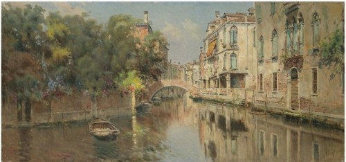 Antonio María de Reyna Manescau (1859–1937)Venetian back water