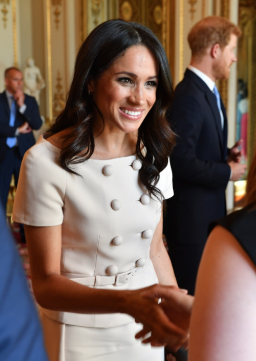 June 27: The Duke and Duchess of Sussex join The Queen for the Queen’s Leader Awards! Cus