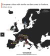 European cities with similar surface area to Andorra
by Maps_interlude