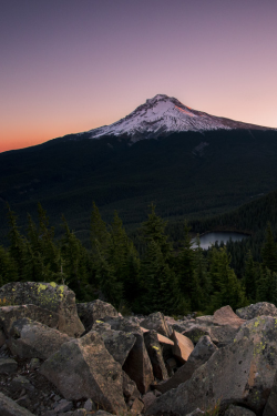 sundxwn:  Mt Hood Sunrise by Matt Sven Bjork  