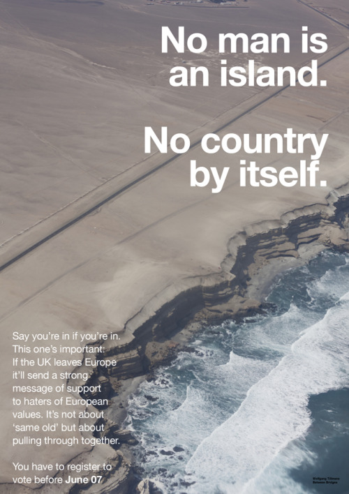 etudes-studio: EU Campaign by Wolfgang Tillmans tillmans.co.uk/campaign-eu