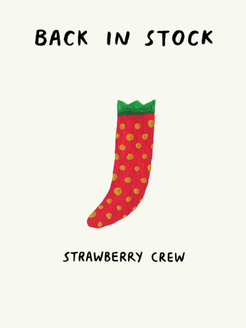 our women&rsquo;s strawberry crews are back in stock!