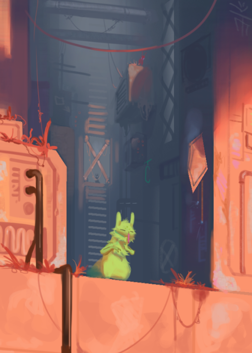 Rare Non-chubby Art... -Was Just Looking To Explore Some More RW Enviro Shapes While Playing Around With