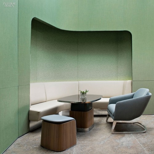 interiordesignmagazine:At the Luxus Hotel Bayerischer Hof in Munich by Jouin Manku, wool-nylon and a