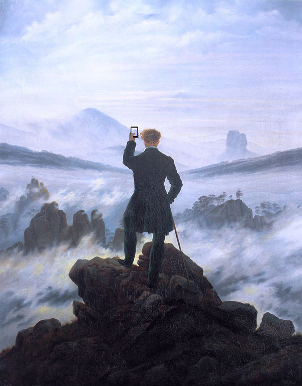 asylum-art-2:  Diego Velazquez,  Famous Paintings Updated With 21st-Century Gadgets