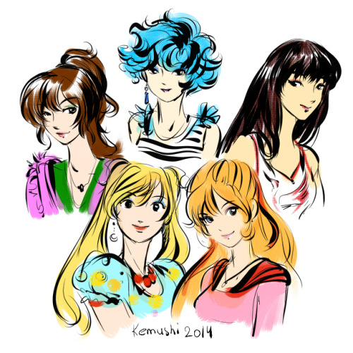 girlsbydaylight: Sailor Moon Girls by AnnaKemushi