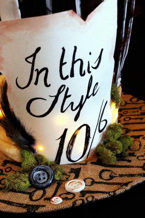 Hat for my original design Mad Hatter from Alice’s Adventures in Wonderland! This was a part of my t