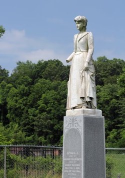 sixpenceee:  The Legend of Octavia Hatcher In the late 1800s, the city of Pikeville, Kentucky was shaken with an unknown disease, and the most tragic case of all was that of Octavia Smith Hatcher. After her infant son Jacob passed away in January 1891,