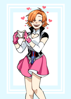 doodlecraftie:I wasn’t able to finish my RWBY AC on my twitter due to some issues but I’m still really proud of this Nora ;v; !!