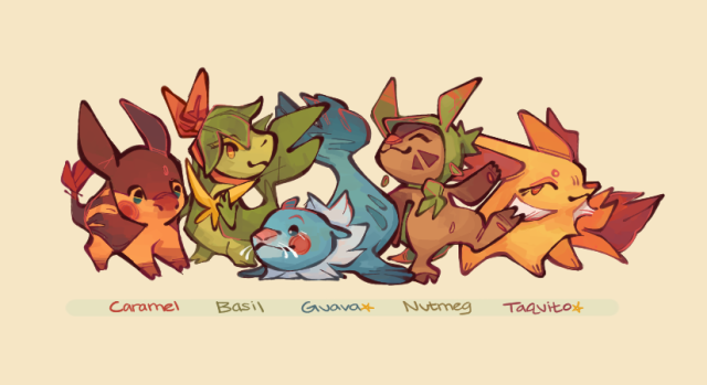 more starters bc comms leaving me burntout #missing: chikorita treeko turtwig sobble eevee and the second popplio  #fennekin gets a start bc it was my first  #and popplio bc its my fav  #they r just little guys #my art#pokemon#pkmn#pkmn art#tepig#snivy#popplio#chespin#fennekin#starters