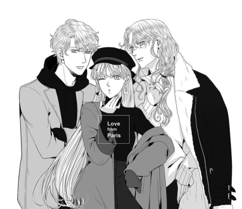 messysketchpad:  First group - undercover Kingsman agents and sailor scout, in the field (Zoisite an