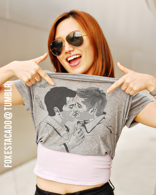 XXX fmptard:  foxestacado:  The Destiel Shirt.  photo