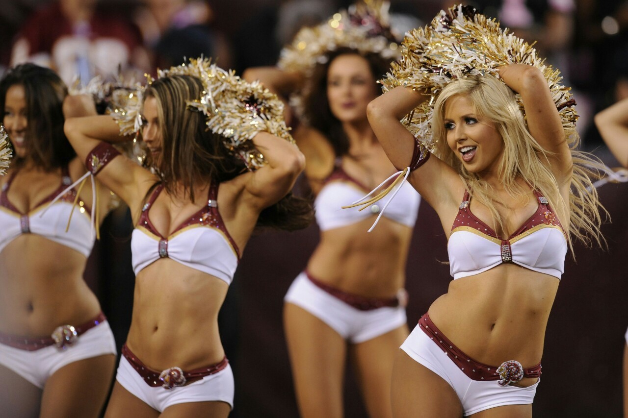 Hot european soccer cheerleaders