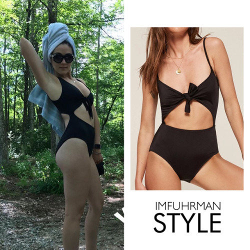 Isabelle’s Instastory | July 3, 2017Reformation Tropicana One Piece - $168