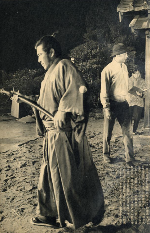  Behind the scenes of Kurosawa Akira’s Sanjuro (椿三十郎), 1962 