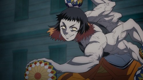 Do you guys like ripped girls with big biceps? Well, I give you Susamaru「朱紗丸」from Kimetsu no Yaiba /