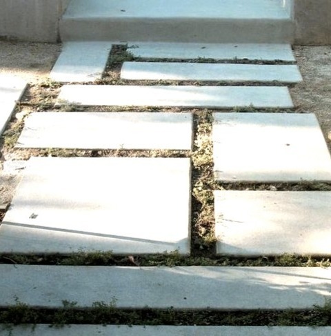 Modern Landscape - Front YardA Picture Of A Sizable, Contemporary Front Yard With Concrete Pavers In