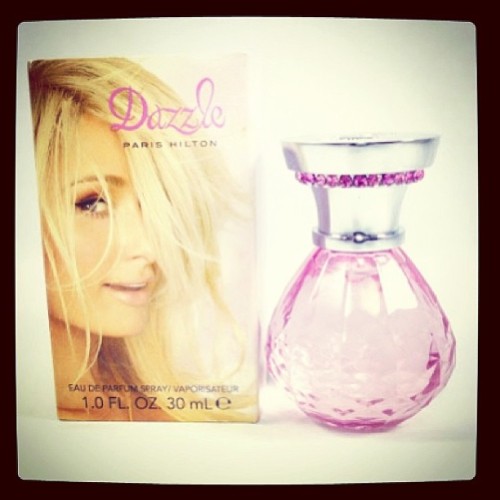 parishilton:  My 15th fragrance Dazzle in stores now. Such a beautiful perfume, get yours today. Htt
