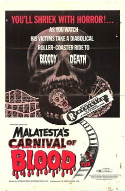 ghostsareassholes:  greggorysshocktheater:  Malatesta’s Carnival of Blood (1973)   This movie’s nuts and I love it.