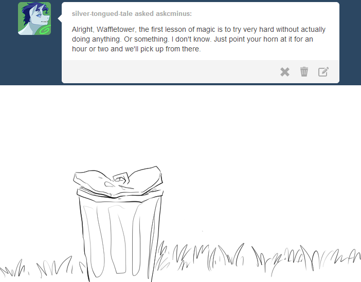 askcminus:  For those who are not aware, the only thing Wallflower can do with her