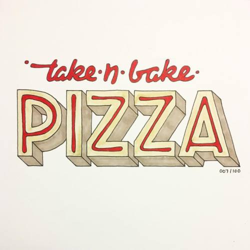 007/100 For those nights when you make it to the store, but can’t bring yourself to cook. #the100dayproject #100daysofnoms #🍕