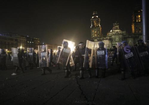 massconflict: Tens of thousands of people dressed in black have marched through Mexico City in the largest demonstration yet against the government’s response to the disappearance and probable massacre of 43 student teachers on Sep26. The march was