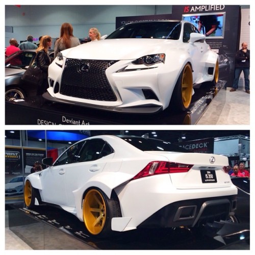 dynamicturbo:  More from #sema2013 @lexususa #lexusis #widebody it’s on point 👌 #dynamicturbo