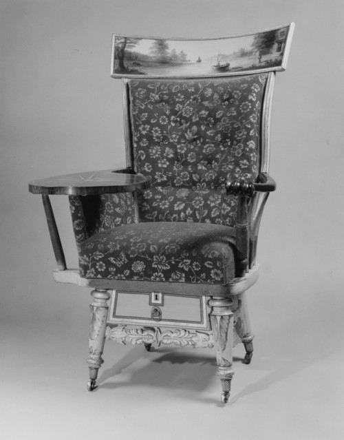 met-american-decor: Writing Armchair by American Decorative ArtsMedium: Mahogany, poplar, mapleSansb