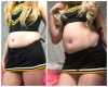 charlottecakesbbw:Omg!! I’ve gained 30lbs and my old uniform is getting so tiny!!