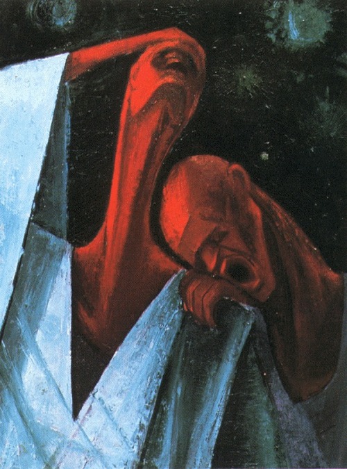 Yusuf Grillo, Mendicants (detail)