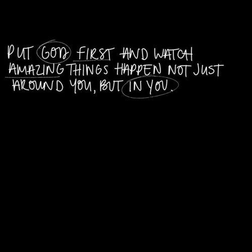 biblelockscreens:Amen? Put God first