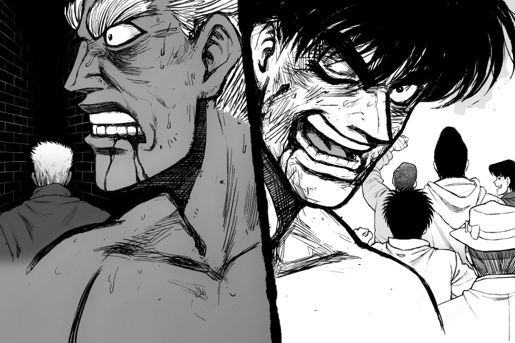 Hawks Punch, Takamura vs Hawks, Hajime no Ippo