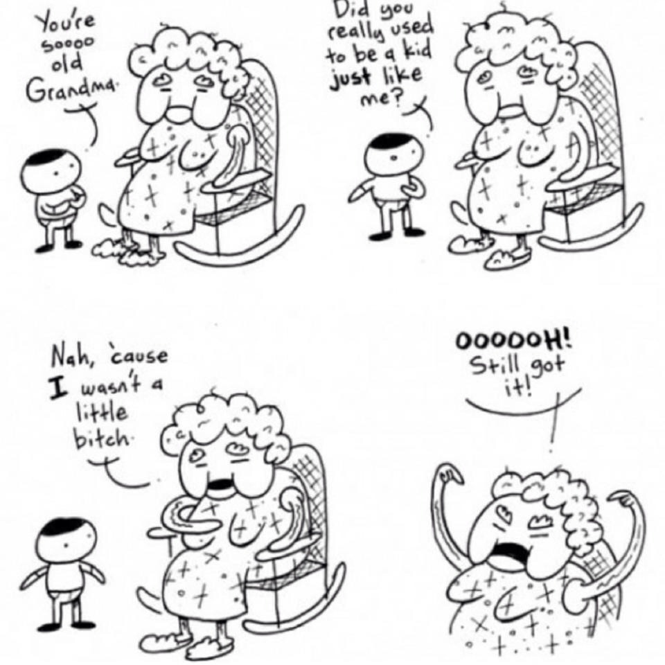 mookie-is-mindless-for-girls:  lizardking1967:  Grandma got no chill  Dahhh lmfaoooo